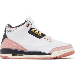 Nike Air Jordan 3 Retro GS - White/Red Stardust/Sail/Anthracite