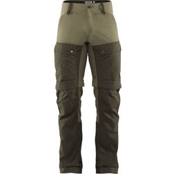 Fjällräven Keb Gaiter Trousers Long - Deep Forest/Laurel Green