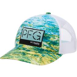 Columbia Kid's PFG Camo Snap Back Ball Cap- Gulf Stream/Deepsea Fade