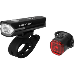 Bits Mega LED light set USB, LED-lygtesæt, cykellygter BLACK One