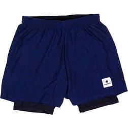 Saysky CC Pace 2 in 1 Shorts 5" - Blue