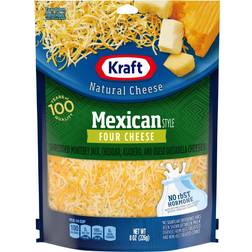 Kraft Mexican Style Four Cheese Blend Shredded Cheese 8oz