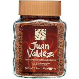 JUAN VALDEZ 100% Caffè Istantaneo Liofilizzato Classico Colombiano, 3.5 once 100g 1Pacco