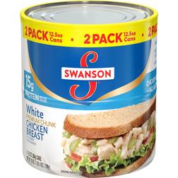 Swanson Premium White Chunk Chicken Breast, 12.5 12.5oz 2pack