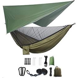 YCD Camping Hammock Set Mosquito Net