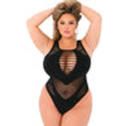Pink Lipstick Lingerie Low Blow Bodysuit