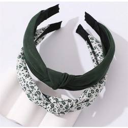 Shein 2pcs Simple Fabric Women's Hair Accessories
