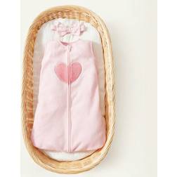 Shein 1pc Love Heart Valentine'S Day Soft & Comfy Baby Sleeveless Bag With 1pc Headband