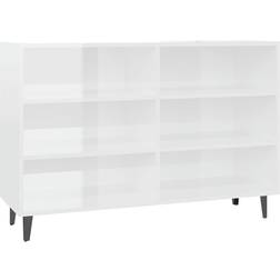 vidaXL 806046 High Gloss White Skænk 103.5x70cm