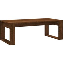 vidaXL 823365 Brown Oak Coffee Table 13.8x40.2"