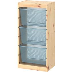 IKEA Trofast Pine/Grey/Blue Hylla