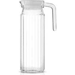 Joyjolt Ribbed Pitcher 31.17gal