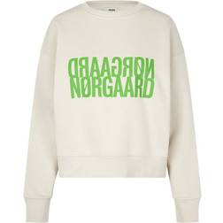 Mads Nørgaard Organic Sweat Tilvina Sweatshirt - Silver Birch