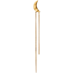 Stine A Bella Moon Earring with Long Chains Single - Gold