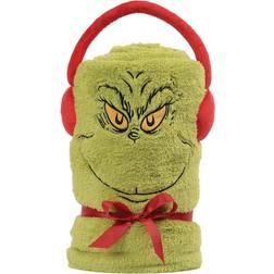 Department 56 Grinch Snowthrow Blankets Red, Green (152.4x114.3cm)