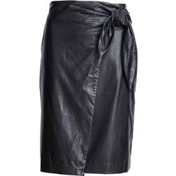 SoSUE Skirt Vegan Leather - Black