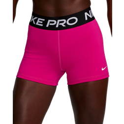 Nike Women's Pro 3'' Shorts - Fireberry/Black/White