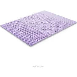 Lucid 2 Inch Topper Twin Skummadrass 96.52x190.5cm