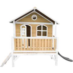 Axi Stef Playhouse Brown White Grey Slide