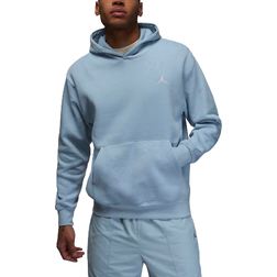 Nike Jordan Brooklyn Fleece Printed Pullover Hoodie Men's - Blue Grey/White