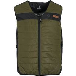 Woodline Warm Vest Svalbard - Black/Green