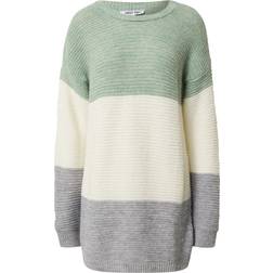 About You Larissa Pullover - Heather Grey/Mint/White