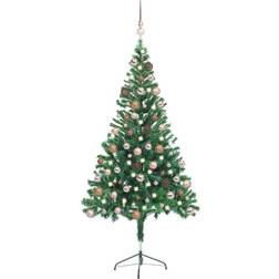 vidaXL Artificial Pre-lit 380 Branches Green Árbol de Navidad 150cm