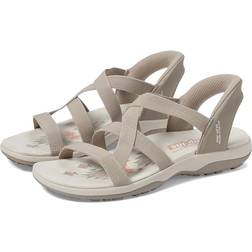 Skechers Women's Reggae Slim Stretch Flex Sandals - Taupe