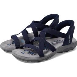 Skechers Women's Reggae Slim Stretch Flex Sandals - Navy