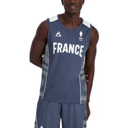 Le Coq Sportif Paris 2024 Olympics Team France Training Tank Top Navy