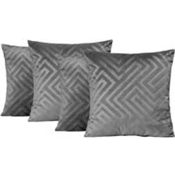 OHS Of Matte Geo Velvet Cushion Cover Black