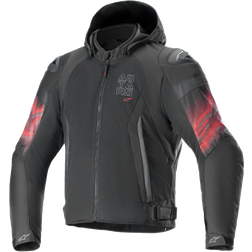 Alpinestars Zaca Air Venom WP MC-Jacka - Svart/Ljusröd Herr