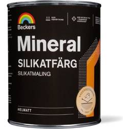 Beckers Silikatfärg, Mineral helmatt, 1L, Valfri kulör
