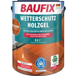 Baufix Wetterschutz-Holzgel mahagoni seidenglänzend, 5 Braun