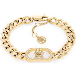 Tommy Hilfiger Monogram Family Bracelet - Gold/Transparent