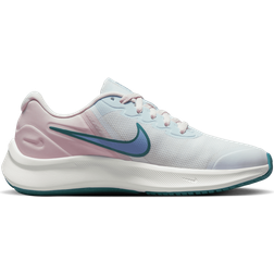 Nike Star Runner 3 GS - White/Pearl Pink/Mineral Teal/Cobalt Bliss