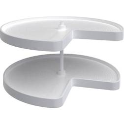 Rev-A-Shelf Kidney Shape Bottom Mount 2-Shelf Lazy Susan Set