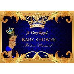 Party Decorations Royal Prince Baby Shower Crown Photography Backdrop