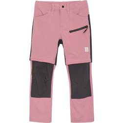 Color Kids Kid's Zip Off Hiking Trousers - Pink