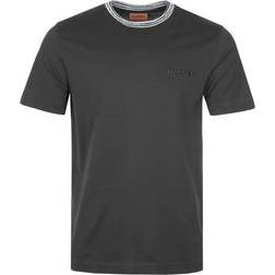 Missoni Stripe Collar T-shirt - Black