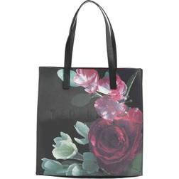 Ted Baker Papicon Large Floral Print Icon Bag - Black