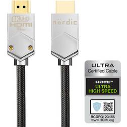 Nordic HDMI-320 2.1 HDMI - HDMI M-M 2m