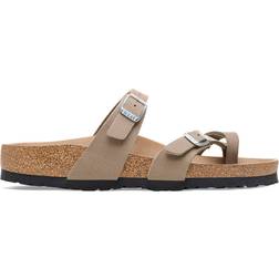 Birkenstock Mayari Synthetic - Soft Birki Vegan Gray Taupe