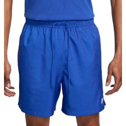 Nike Club Men's Woven Flow Shorts - Game Royal/White