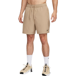 Nike Men's Form Dri-FIT 7" Unlined Versatile Shorts - Khaki/Black