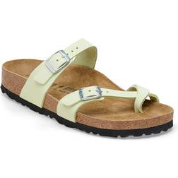 Birkenstock Mayari Nubuk Leather - Faded Lime