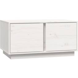 vidaXL 814420 White Coffee Table 50x80cm