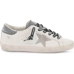 GOLDEN GOOSE Super Star W - Silver/White