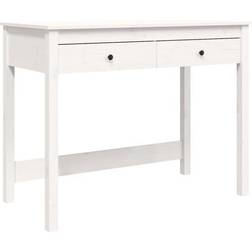 vidaXL 824644 White Bureau d'écriture 50x100cm