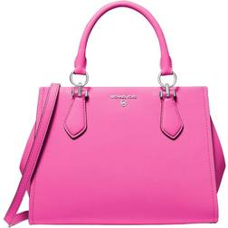 Michael Kors Marilyn Medium Saffiano Leather Satchel - Cerise